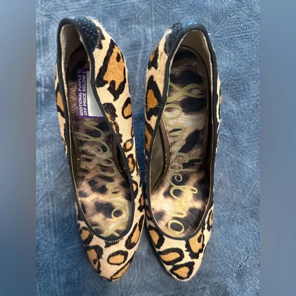 Sam Edelman Animal Print Heels - Picture 6 of 6
